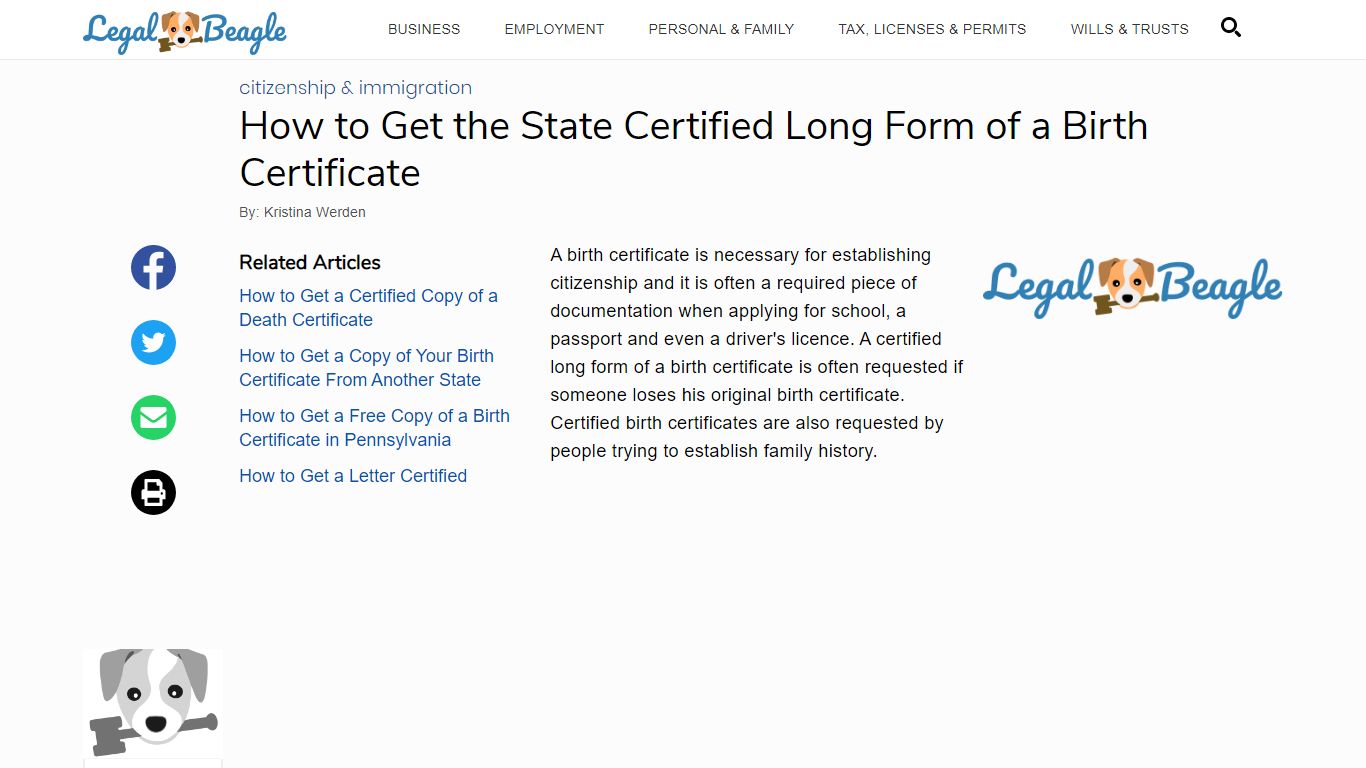 How to Get the State Certified Long Form of a Birth Certificate